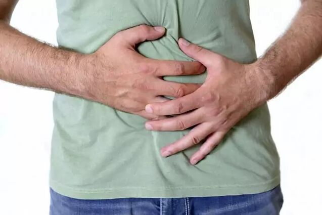 Dolore addominale con invasione di elminenza